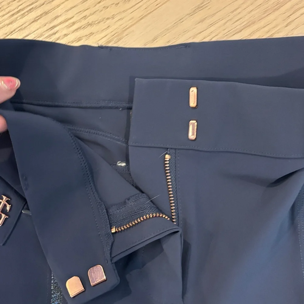 Navy Performance Riding Leggings - Picture 4 of 8